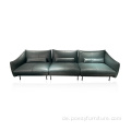 Design Wohnzimmermöbel modernes Sofa halbes Leder